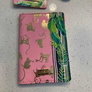 Lilly Pulitzer Passport holder and luggage tag - Never used.